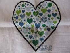 Cross stitch square for Katie H's quilt