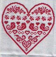 Cross stitch square for Lillie-May H's quilt