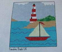 Cross stitch square for Leroy G's quilt