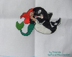 Cross stitch square for Jennifer M's quilt