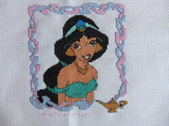 Cross stitch square for Jennifer M's quilt