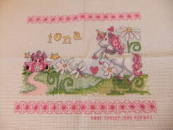 Cross stitch square for Iona's quilt
