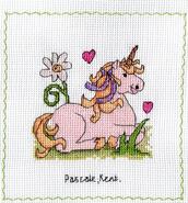 Cross stitch square for Iona's quilt
