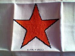 Cross stitch square for William C's quilt