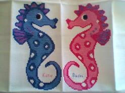 Cross stitch square for Cody-John's quilt