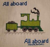 Cross stitch square for Joseph M's quilt