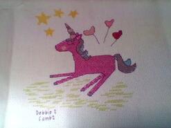 Cross stitch square for Bethany J's quilt