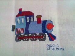 Cross stitch square for Alfie J's quilt