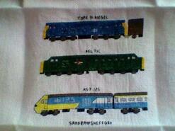 Cross stitch square for Alfie J's quilt