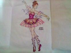 Cross stitch square for Molly-Rose's quilt
