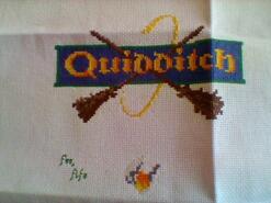 Cross stitch square for Archie M's quilt