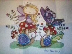Cross stitch square for Florie-Rae's quilt
