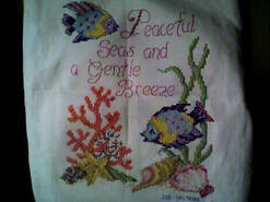 Cross stitch square for Christopher J's quilt