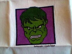 Cross stitch square for Oliver K's quilt