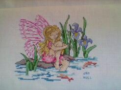 Cross stitch square for Seren W's quilt