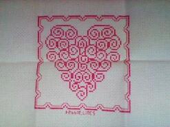Cross stitch square for Seren W's quilt