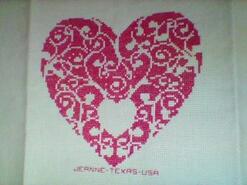 Cross stitch square for Seren W's quilt