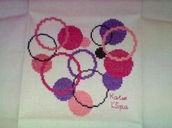 Cross stitch square for Seren W's quilt