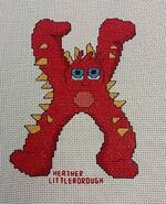 Cross stitch square for Henry S's quilt