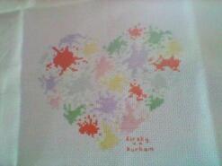 Cross stitch square for Ameeliah G's quilt