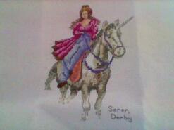 Cross stitch square for Willow H's quilt