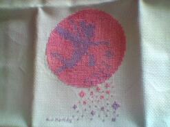 Cross stitch square for Mollie H's quilt