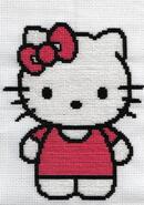 Cross stitch square for Ellie B's quilt