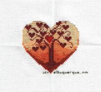 Cross stitch square for Ellie B's quilt