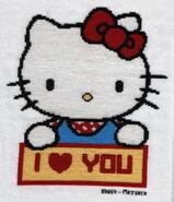Cross stitch square for Ellie B's quilt