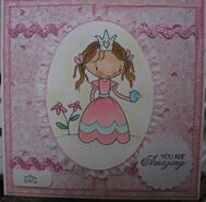 Cross stitch square for Ellie B's quilt