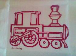Cross stitch square for Massine K's quilt