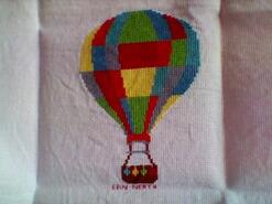 Cross stitch square for Aiden K's quilt