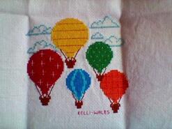 Cross stitch square for Aiden K's quilt