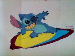 Cross stitch square for Chloe S's quilt