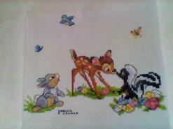 Cross stitch square for Chloe S's quilt