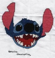 Cross stitch square for Dominic F's quilt
