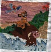 Cross stitch square for Dominic F's quilt