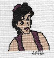 Cross stitch square for Dominic F's quilt