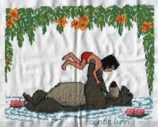 Cross stitch square for Dominic F's quilt