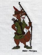 Cross stitch square for Dominic F's quilt