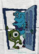 Cross stitch square for Dominic F's quilt