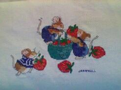 Cross stitch square for Ayesha Z's quilt