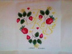 Cross stitch square for Ayesha Z's quilt