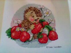 Cross stitch square for Ayesha Z's quilt