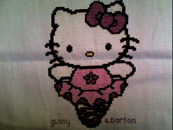 Cross stitch square for Talia F's quilt