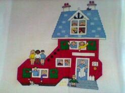 Cross stitch square for Jacob A's quilt