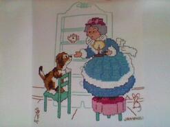 Cross stitch square for Jacob A's quilt