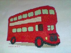 Cross stitch square for Elliot C's quilt