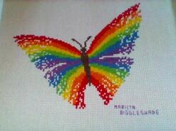 Cross stitch square for Annie B's quilt
