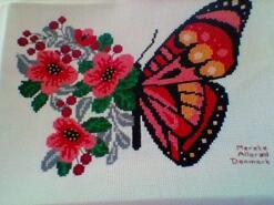 Cross stitch square for Annie B's quilt